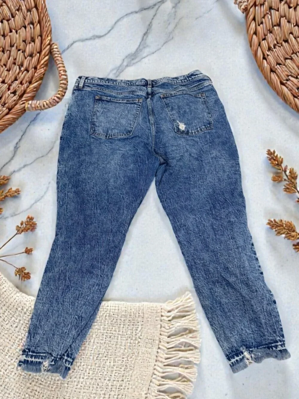 Abercrombie & Fitch The Mom High Rise Jeans Plus Size 35/20 Regular - Picture 10 of 10